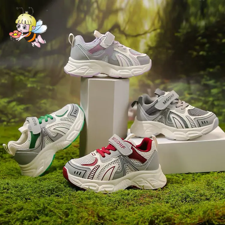 MGDHF儿童夏季网面运动鞋中大童软底百搭跑步休闲童鞋运动鞋958