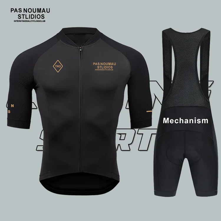 PAS夏季竞技版骑行服速干短袖短裤男山地公路自行车衣服单车装备