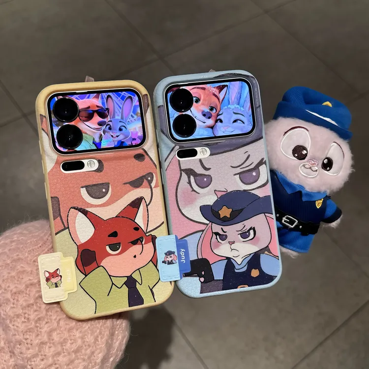 欧克里里情侣朱迪尼克标签适用iPhone17/16手机壳华为vivoppo小米