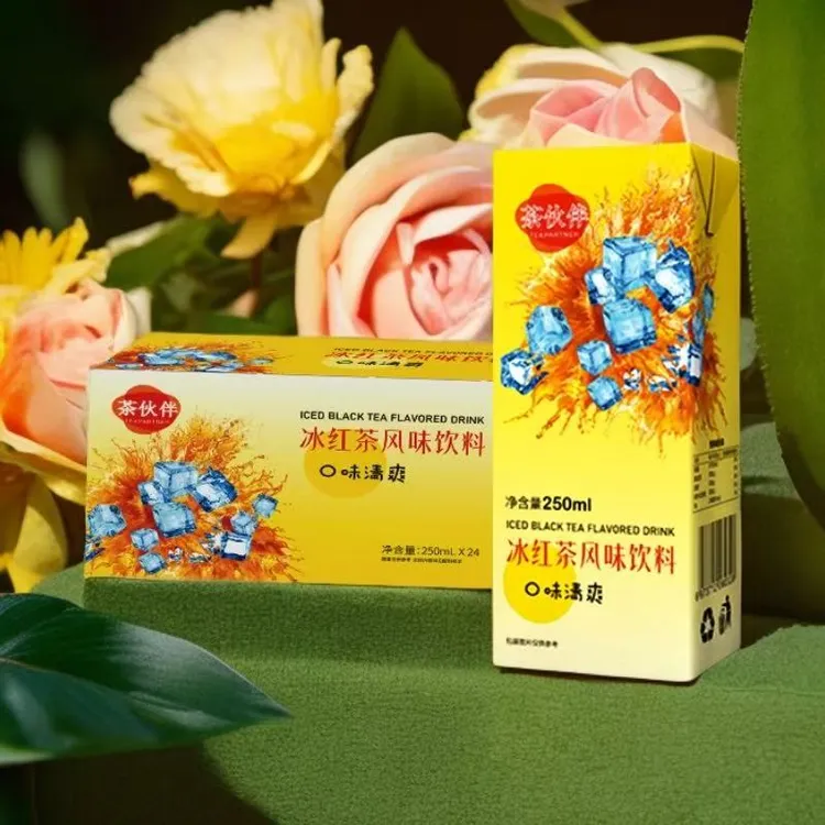 茶伙伴冰红茶新品网红夏日果味饮品另有白桃/葡萄/冰糖雪梨/甜橙