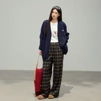 张大人【重新定义】大码女装微胖妹妹凯蒂印花T桖针织毛衣裤三件套