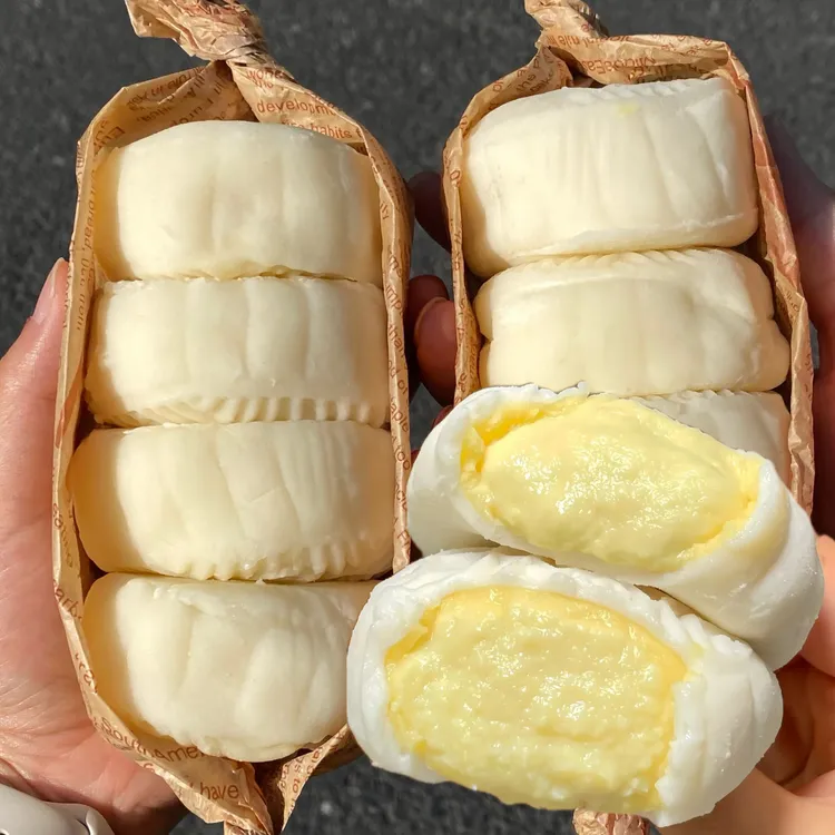 【抢1箱】中秋节福利榴莲冰皮月饼冰淇淋水晶月饼网红零食小吃糕点