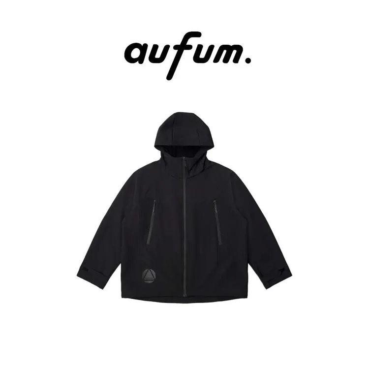 aufum大码男装软壳三防加绒冲锋衣防风放雨防泼水百搭大码上衣