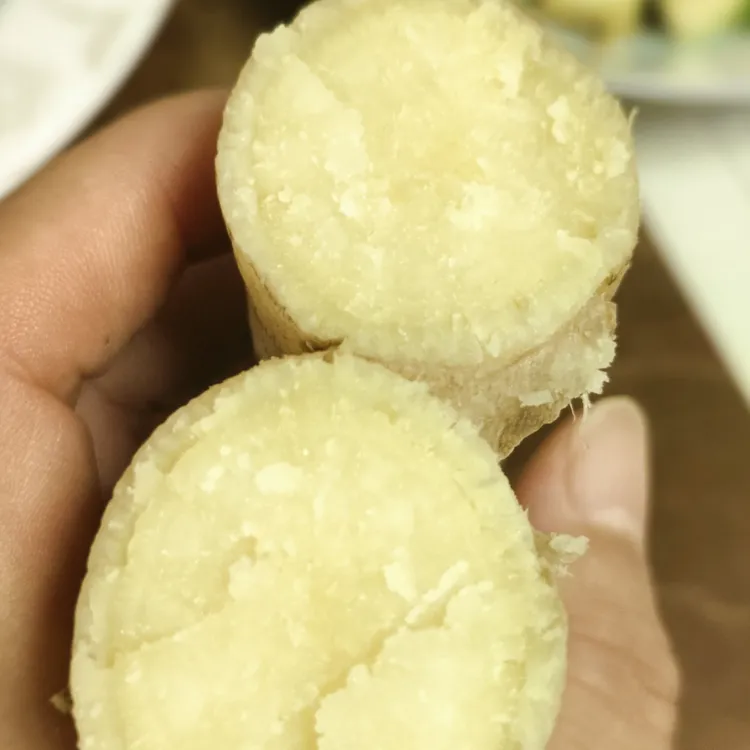 新鲜现挖黄皮白心牛奶人参薯自家种植