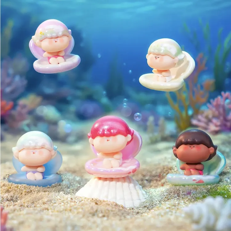 【爬楼大作战】可可爱爱萌粒盲盒潮玩桌面摆件盲盒手办