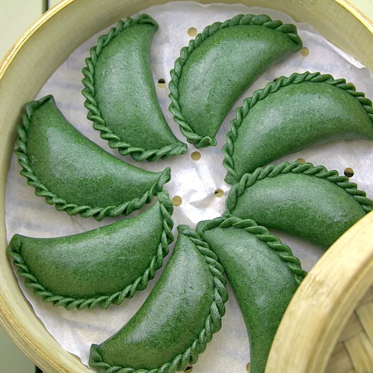 艾草青粿青团清明粿艾草粿，艾草青团，清明果