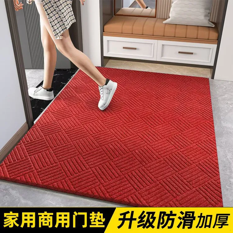 菱形纹入户门垫地垫防滑地毯进门脚垫门厅大门口吸水除尘脚垫定制
