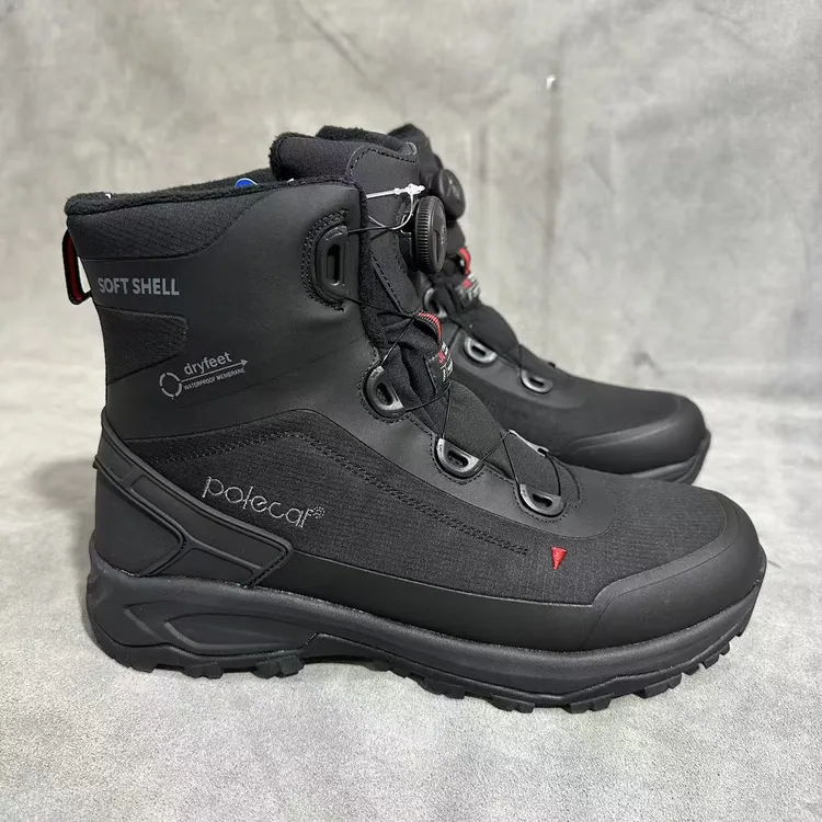 出口瑞典小狐狸抗寒保暖冰面防滑防水户外中筒雪地靴情侣款徒步鞋