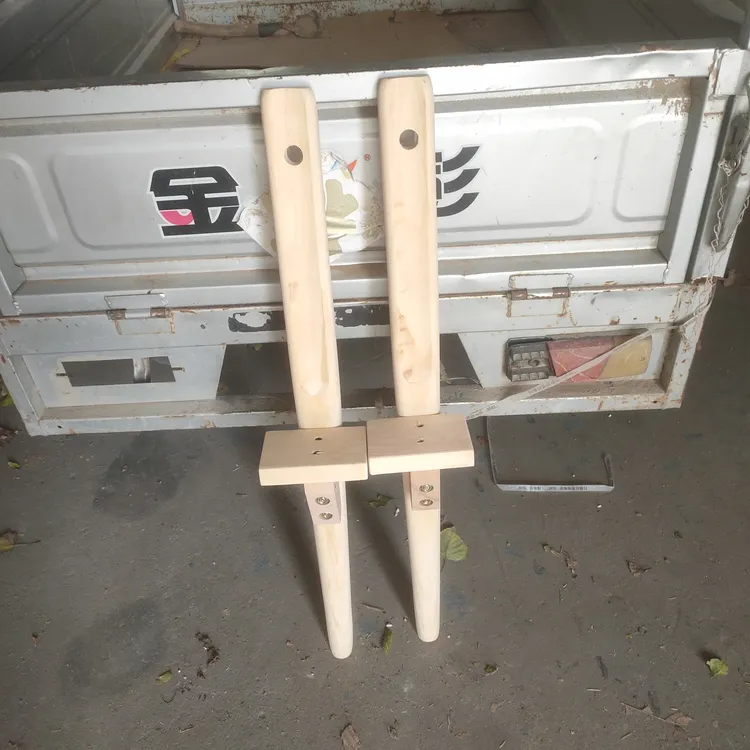 新款松木原木色绑腿高跷带绑绳脚套