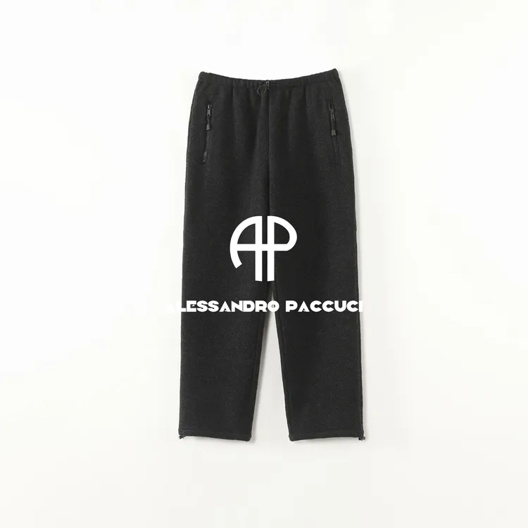 AP洛哥54271KC黑标/双面绵羊毛松紧抽绳腰时尚休闲百搭裤子/女装