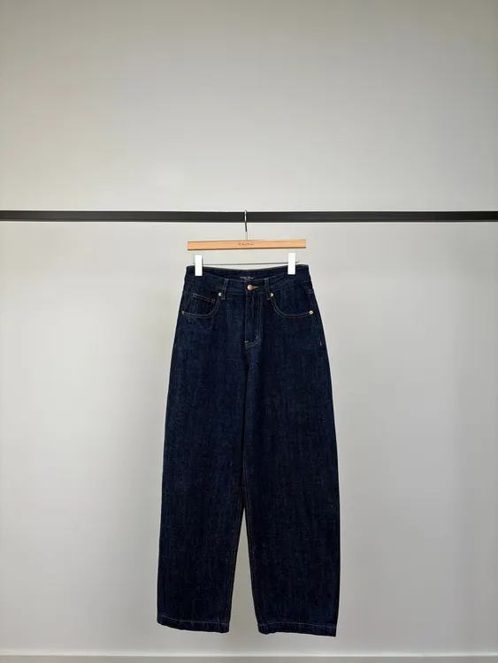 失物招领潮牌女装 2025冬季新款休闲百搭裤子直筒牛仔裤1907