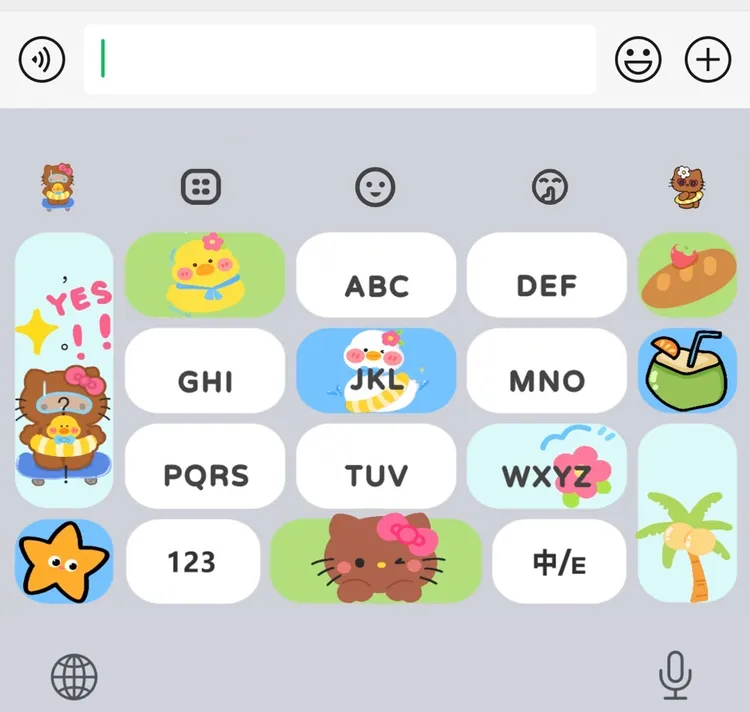 夏日KT/配件苹果安卓/办公输入法数码平板/皮肤美化外设苹果外设
