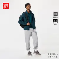 优衣库男装HEATTECH仿羊羔绒运动长裤休闲常规款25秋冬新款479789