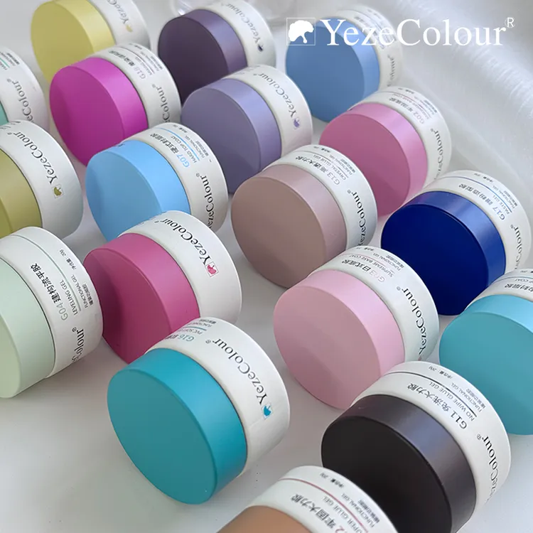 叶梓美甲罐装功能胶底胶封层套装塑形建构胶粘钻模型胶蹭粉造型胶