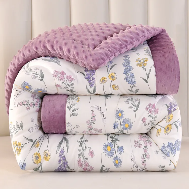 2025豆豆被秋冬款冬被子加厚春秋被芯双人单人学生棉被冬季空调被