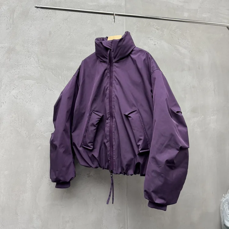 短宽基础cleanfit棉衣棉服立领情侣宽松潮流棉袄ins工装排骨棉衣