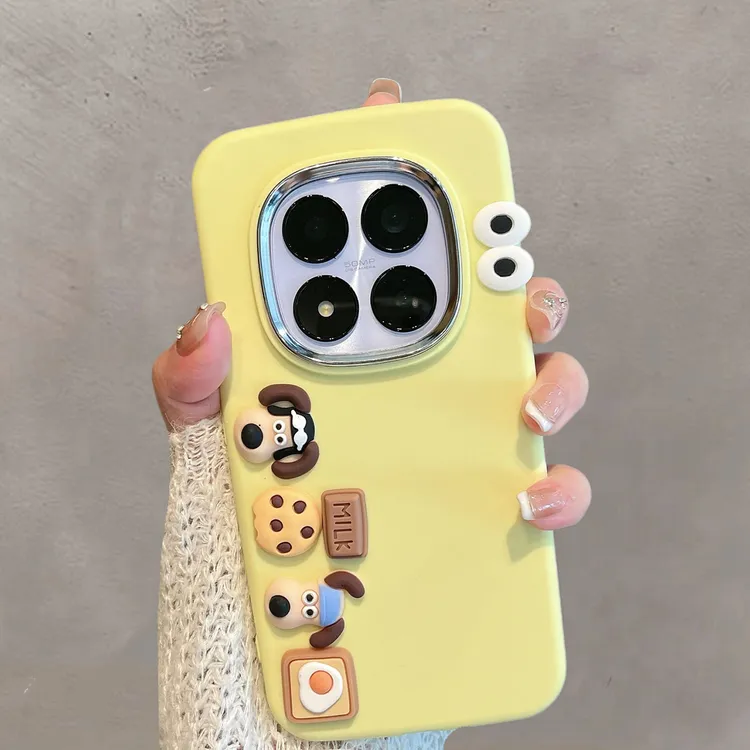 适用于红米note15手机壳15pro新款15pro+可爱por立体卡通全包防摔