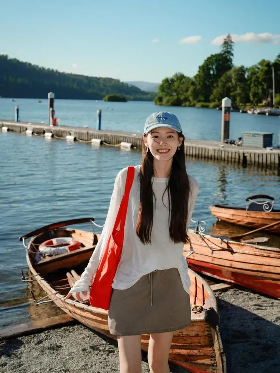 慵懒风休闲防晒衫长袖T恤女装夏季小众宽松显瘦上衣短裙两件套