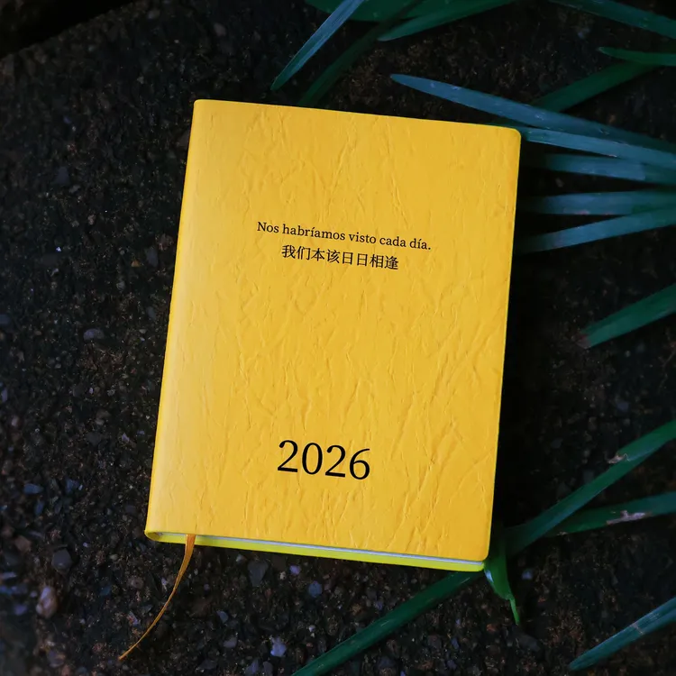 PoemsForYou原创2026日程本两日一页A6笔记本高颜值生日礼物女生