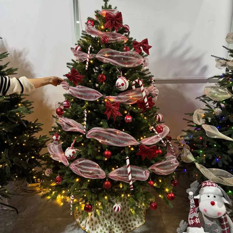 圣诞树2025新款全PE圣诞树 节日摆件装饰饰品 厂家直销