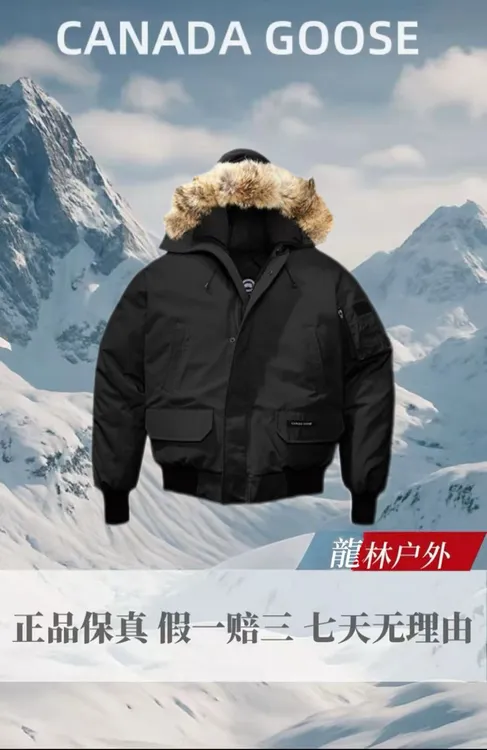CANADA GOOSE加拿大鹅Chilliwack飞行员短款夹克防风防水羽绒服