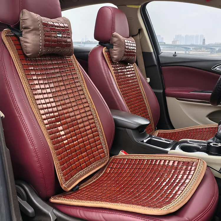 夏季汽车坐垫凉垫竹片夏天座套车用屁垫麻将车座椅垫透气凉席凉垫