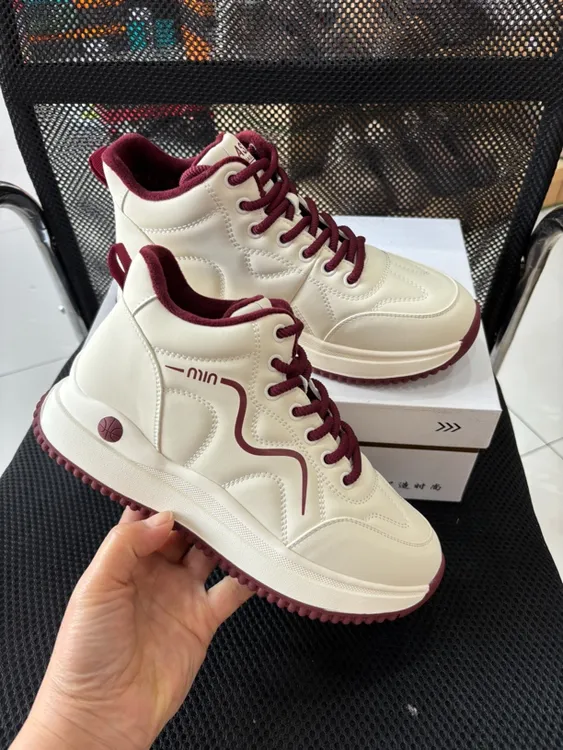 冬季加绒保暖运动休闲鞋新款阿甘鞋