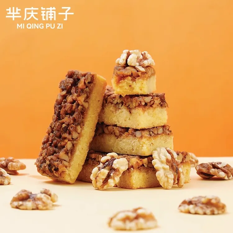 芈庆铺子巴旦木排条/核桃仁排条 老上海传统中式糕点心坚果小零食