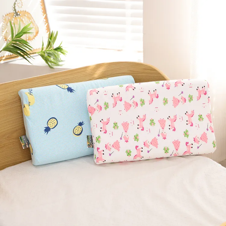 儿童乳胶枕头幼儿园3-10岁小学生专用枕芯青少年护颈椎枕四季通用