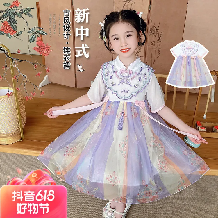 【店铺热销新品】古风婴儿裙国风新款夏季裙子新夏款薄天薄款亲子