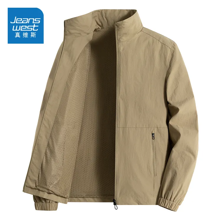 真维斯夹克男款秋季外穿户外运动宽松韩版休闲上衣外套男2025新款