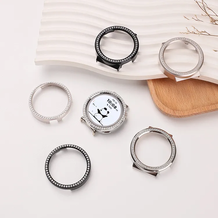 适用华为手表gt5保护壳gt6镶钻硬壳gt5pro女款小表盘gt4华为WATCH