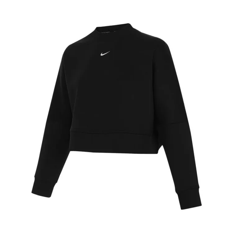 NIKE耐克女子 W NK PRIMA DF CREW TOP GG针织无帽卫衣HJ1187-010