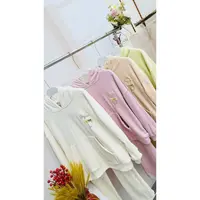 女士连帽卫衣海岛绒家居服套装6455