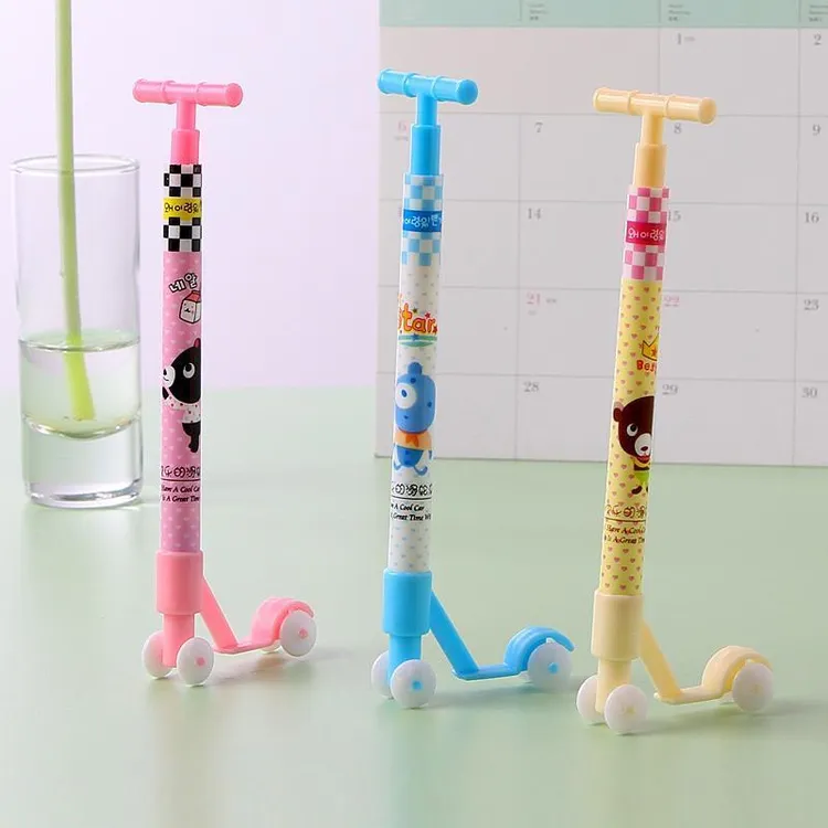 可爱文具 创意 滑板车 造型 圆珠笔 学生礼品奖品 可爱创意笔