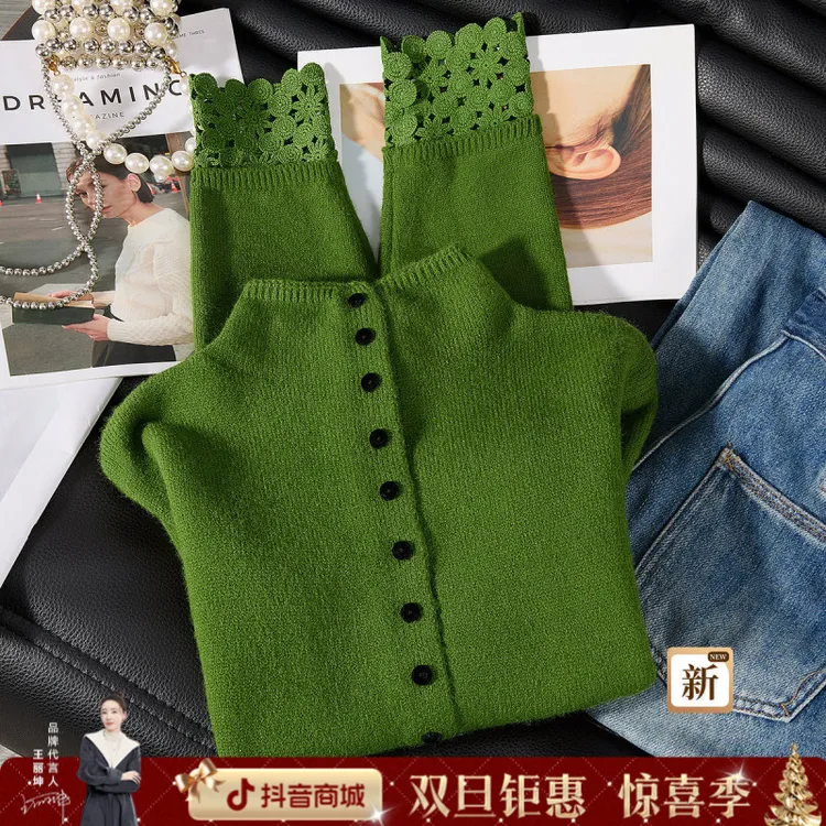 丝柏舍2025秋装新款女装宽松套头纯色半高领长袖毛衣S53D0019M