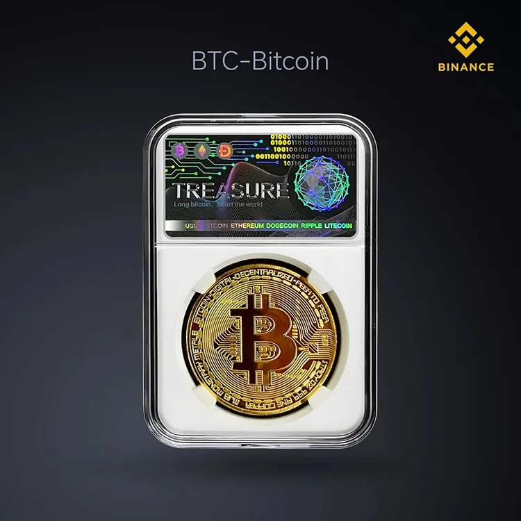 虚拟币BTC比特Bitcoin世界钱币硬币纪念以太坊狗狗币收藏创意礼物