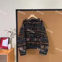 喜樂  2025纯棉植绒专机绣几何文艺棉服外套秋冬季新款小众百搭女
