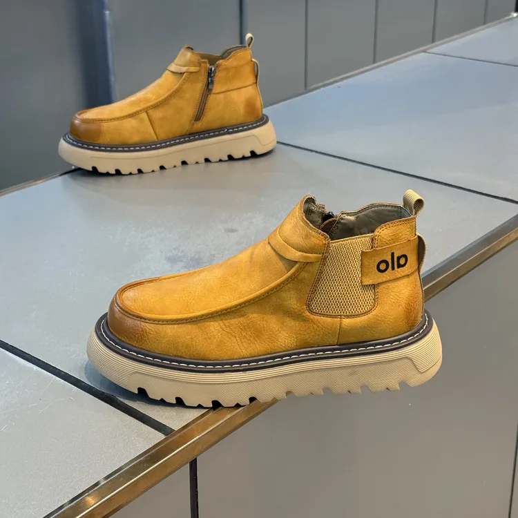 耐磨低帮拼色休闲风时尚休闲鞋男鞋百搭工装鞋潮流休闲