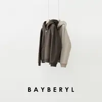 BAYBERYL老贝意奢1P羊绒亲肤百搭插肩连帽卫衣外套MF5E2621-9/24