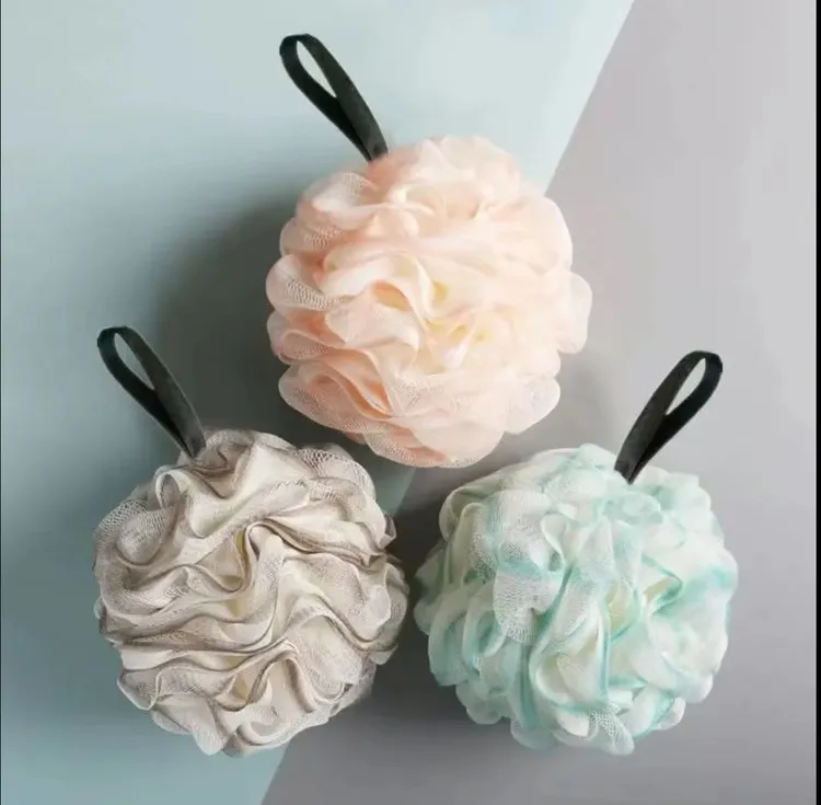 高档大号沐浴球不散浴花超柔软可爱少女浴球沐浴用品洗澡洗浴家用