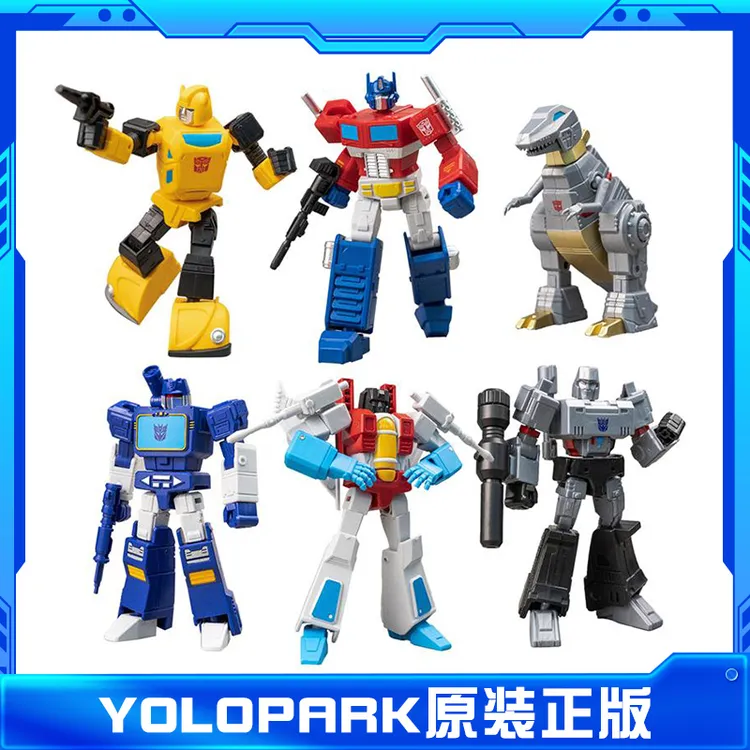 yolopark 变形金刚G1擎天柱威震天声波钢索小比例预组装模型