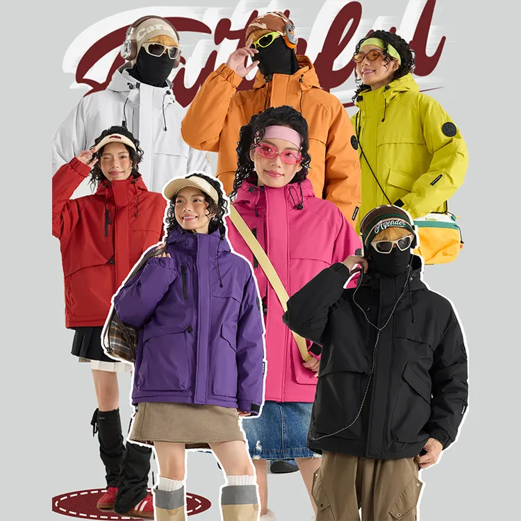 【刘营专属】【加厚保暖男女同款】户外冬季宽松型连帽情侣款棉服外套