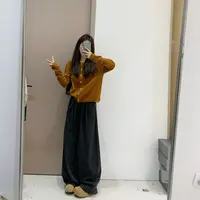 椿·予静【小花裤】阔腿裤