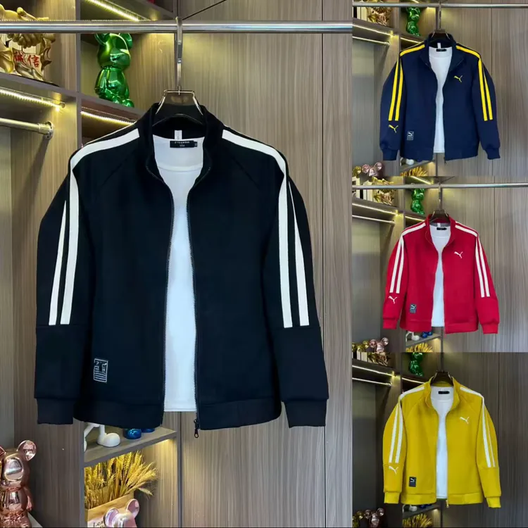 722春季新款男士立领针织外套2025显瘦百搭爆款夹克外套