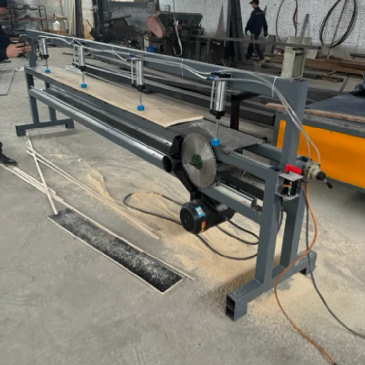 高速直线手推自动变频溜边锯