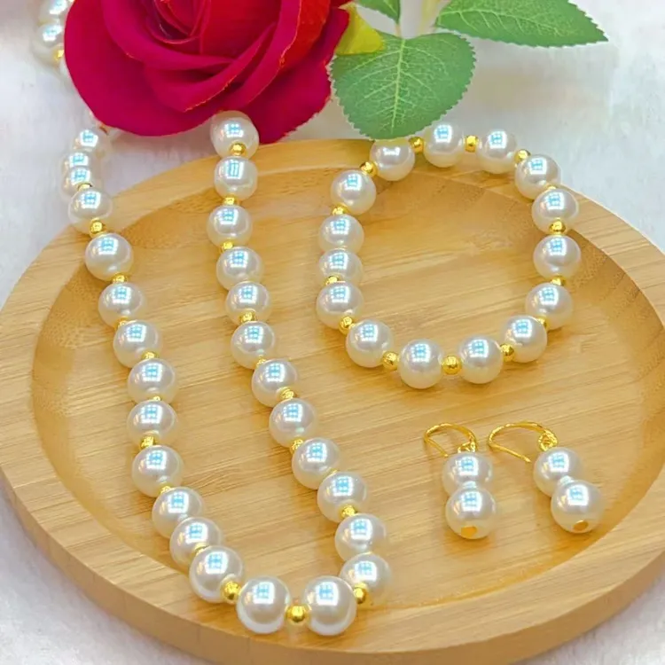 非金属仿珍珠项链 时尚项链，天然送妈妈的礼物