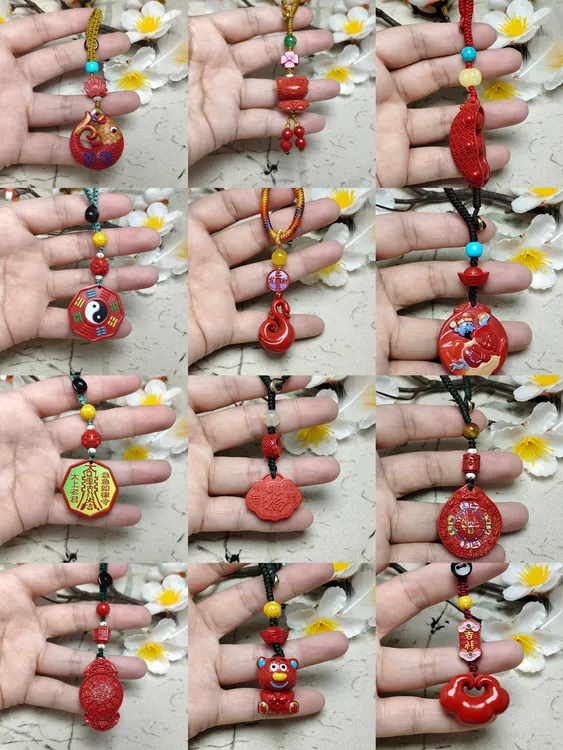 含辰砂工艺品水飞砂轻奢风能量满满钥匙挂包包挂