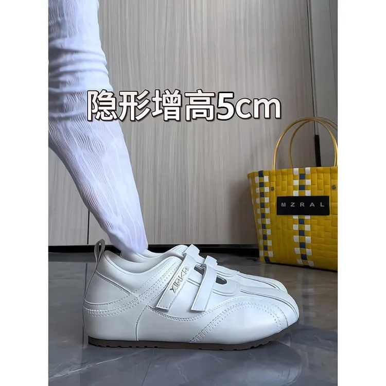 内增高5cm机能芭蕾风玛丽珍德训鞋女2025新款厚底小个子运动休闲