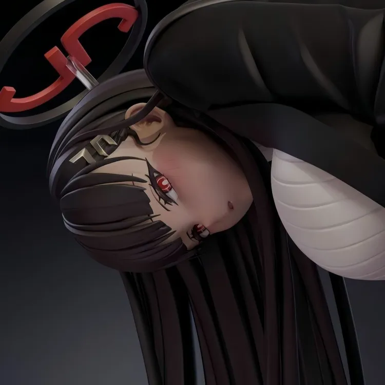 优质版gk BA毁灭菇 调月莉音 1/6 美少女动漫游戏手办GK礼物